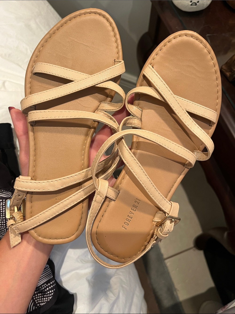 Nude Strappy Sandals